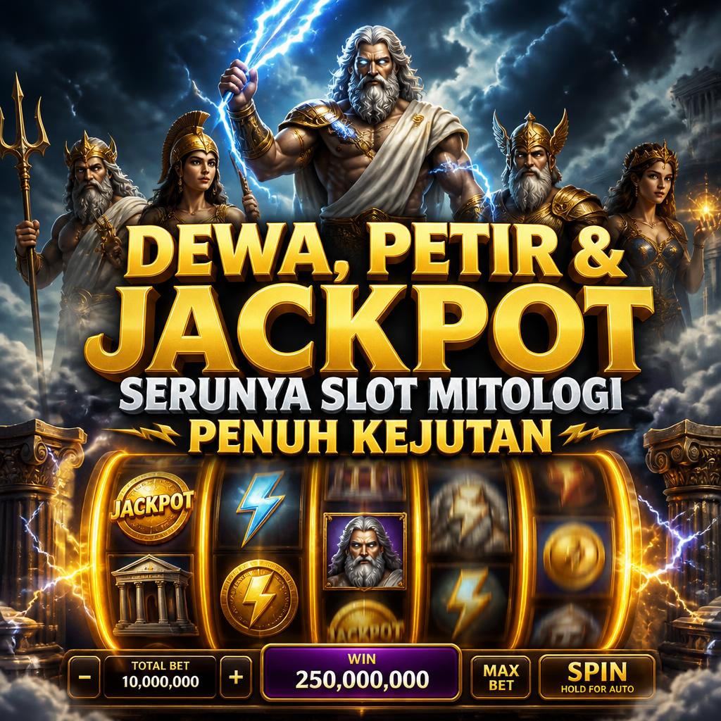 Dewa, Petir, dan Jackpot: Serunya Dunia Slot Online Tema Mitologi yang Penuh Kejutan